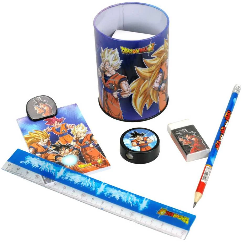 „Dragon Ball Kamehame“ 7 dalių kanceliarinių prekių rinkinys
