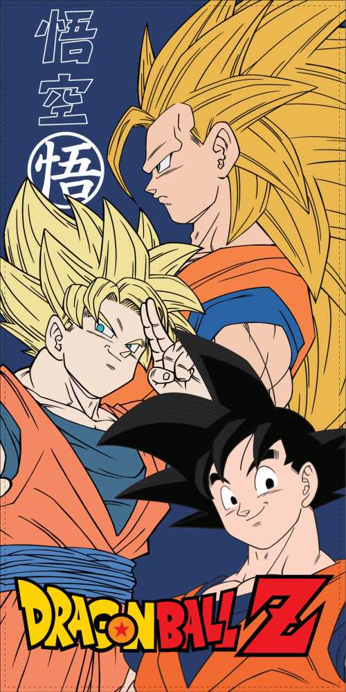 Rankšluostis Toei Animation Dragon Ball Z microfibre beach towel