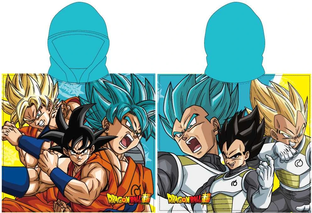 Toei Animation Dragon Ball Z microfibre poncho towel