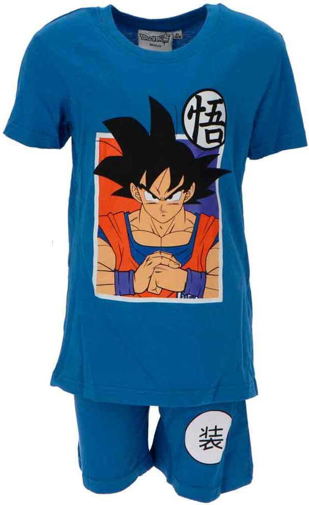 „Dragon Ball Saiyan Mėlyna“ vaikiška trumpa pižama 8 metai / 128 cm