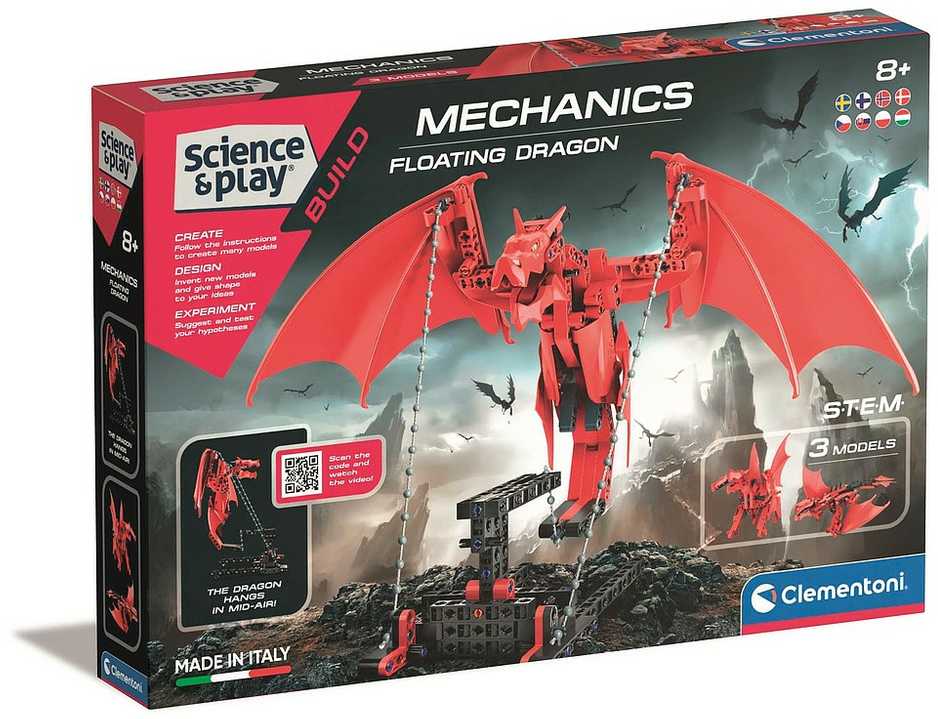 Clementoni Science&Play Mechanics: Velký létající drak