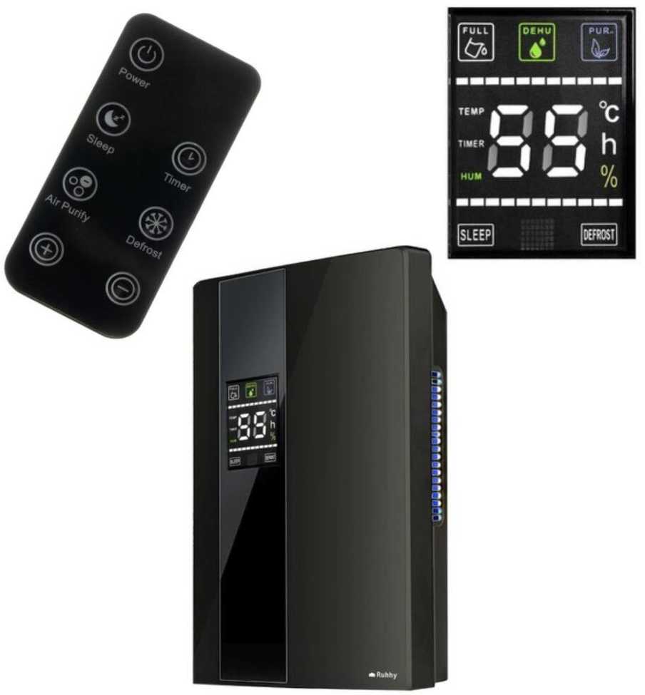 Elektrinis drėgmės surinkėjas ir oro sausintuvas Ruhhy 21847, 90 W
