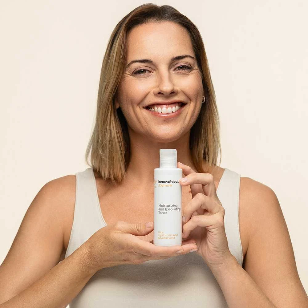 InnovaGoods Rice Joyfresh drėkinamasis ir šveičiamasis veido tonikas 150 ml
