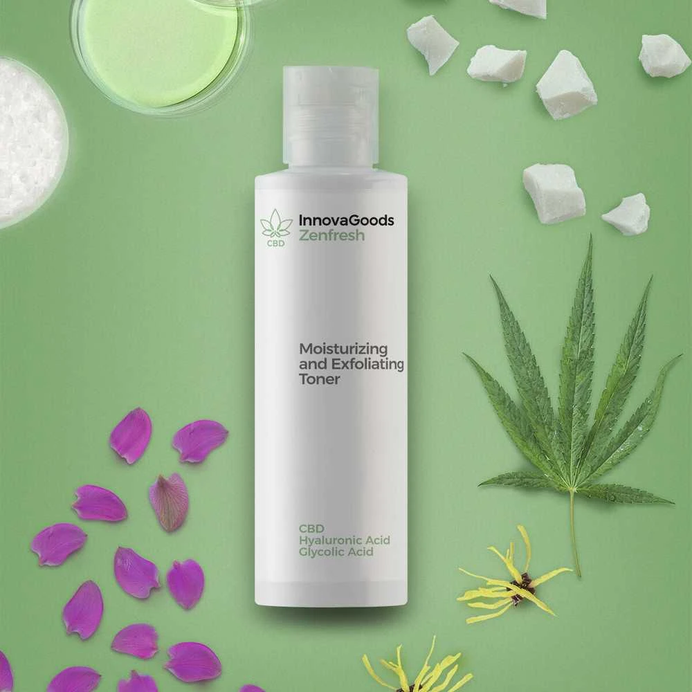 InnovaGoods CBD Zenfresh drėkinamasis ir šveičiamasis veido tonikas 150 ml