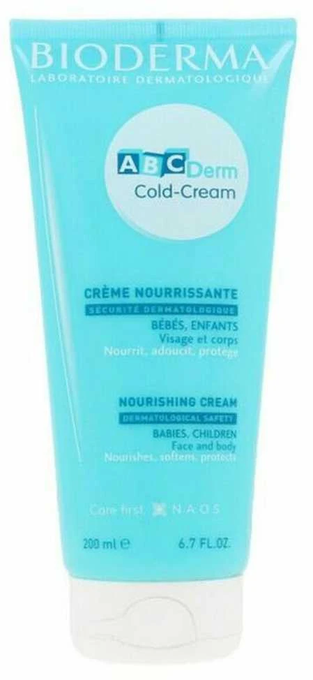 BIODERMA ABCDerm Cold-Kreminis maitinamasis veido ir kūno kremas vaikams, 200 ml