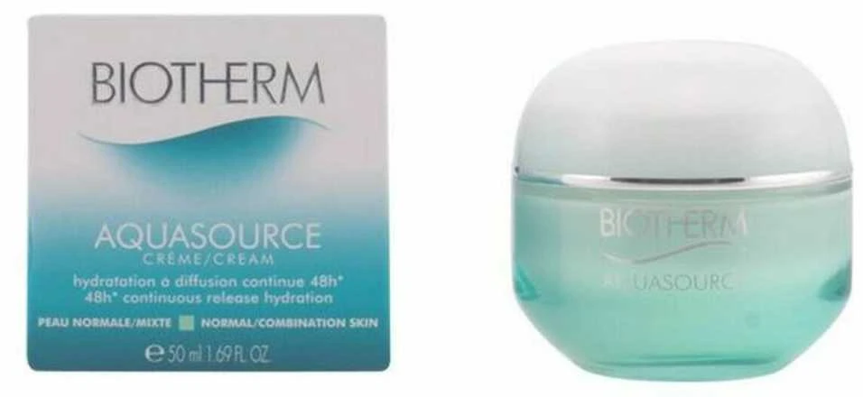 Biotherm Aquasource 48H Deep Hydration Jauninamasis Kreminis drėkinamasis kremas normaliai ir mišriai odai, 50 ml