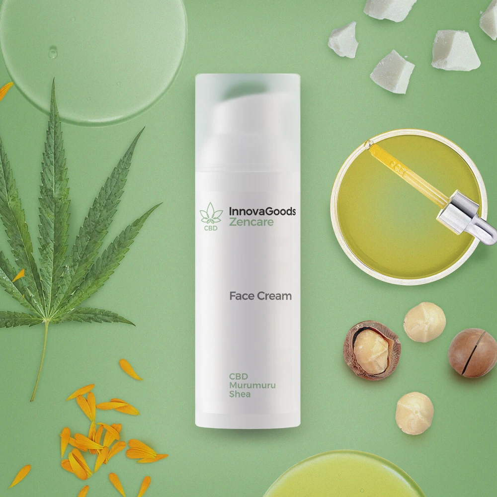 Drėkinamasis kremas CBD Zencare InnovaGoods 50 ml