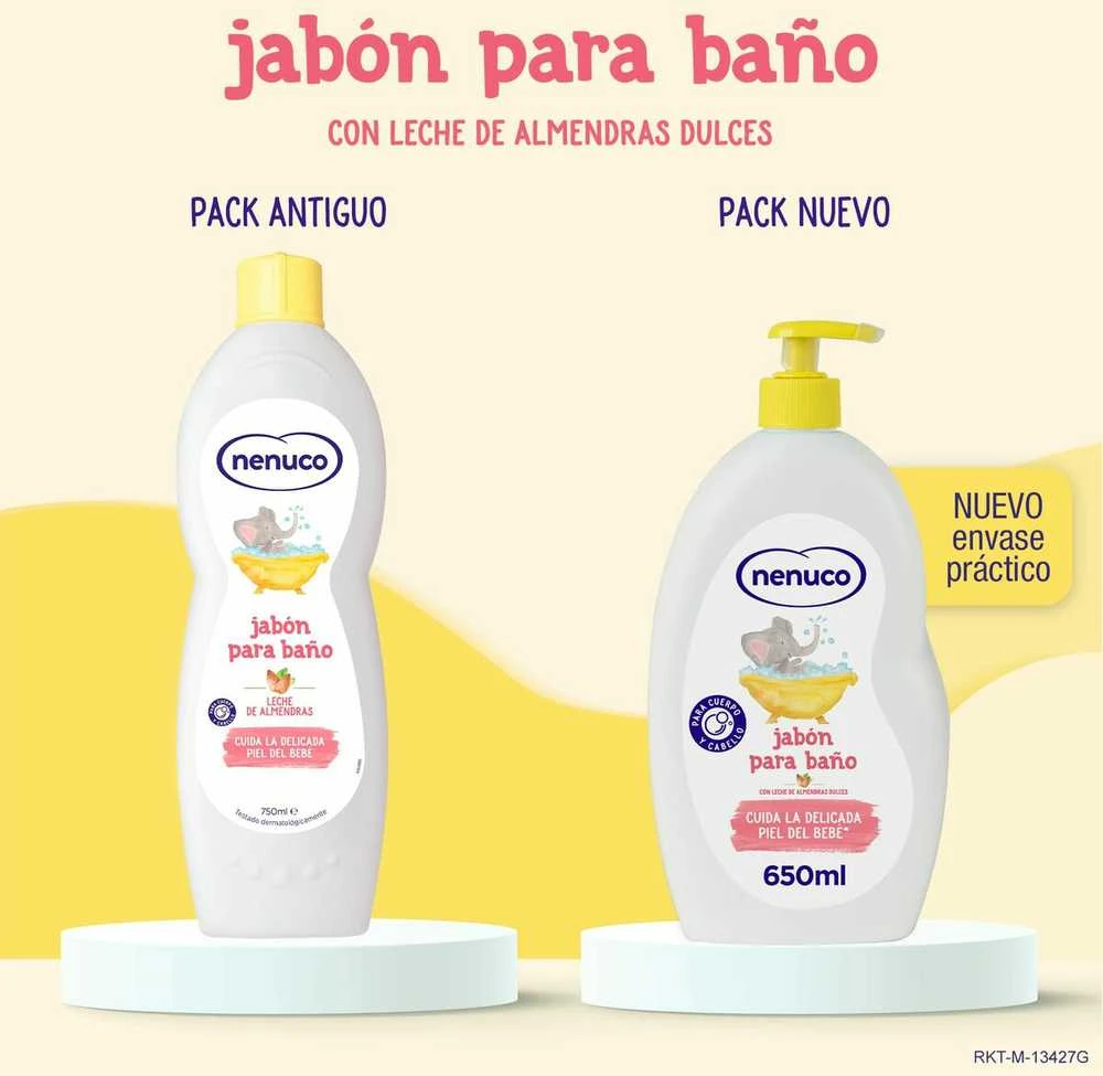 Jabon Liq Nenuco Bano Hidratante drėkinantis vonios gelis kūdikiams 650ml