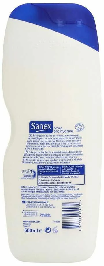 Dušo želė Sanex Moisturising 600ml