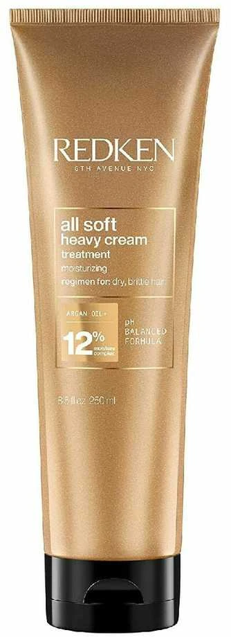 Redken All Soft Heavy Mask Drėkinamoji plaukų kaukė, 250 ml