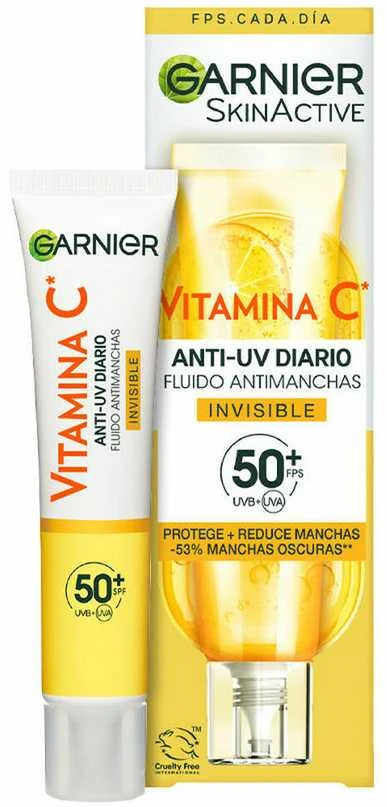 Garnier Skinactive Vitamina C Fluido Antimanchas Spf50, 40 ml