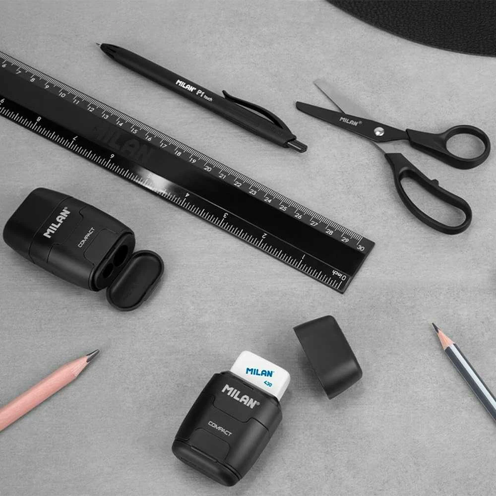 Teka Sharpener - Compact Shadow trintukas + 2 MILAN trintukai