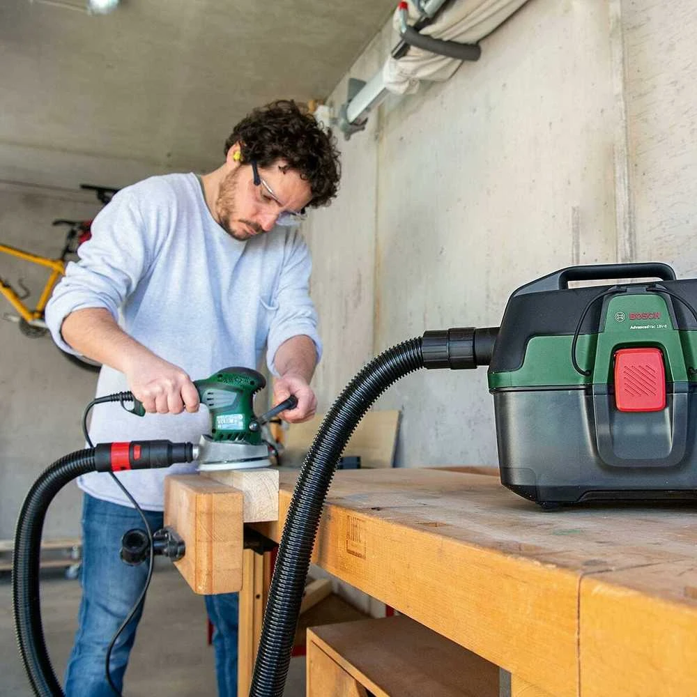 Akumuliatorinis dulkių siurblys Bosch AdvancedVac 18V-8, be akumuliatoriaus ir įkroviklio