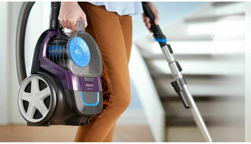 Dulkių siurblys Philips PowerPro Compact FC9333/09, Violetinės spalvos