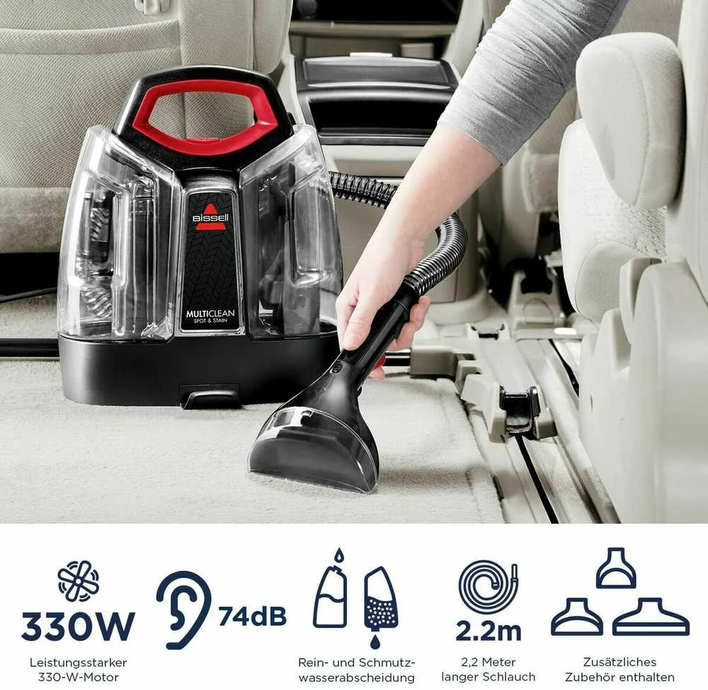 Kilimų ir baldų valymo įrenginys BISSELL MultiClean Spot & Stain, 330 W