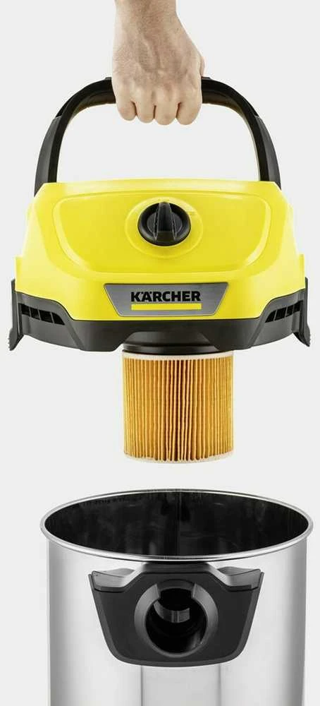 Sauso-drėgno valymo siurblys Kärcher WD 3-18 S BATTERY SET