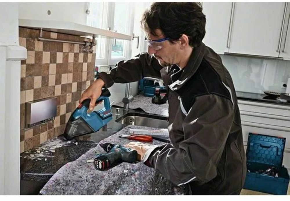 Rankinis dulkių siurblys Bosch GAS 12V, be akumuliatoriaus ir įkroviklio