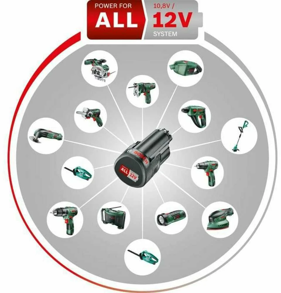 Dulkių siurblys Bosch EasyVac 12 (1x2,5 Ah)