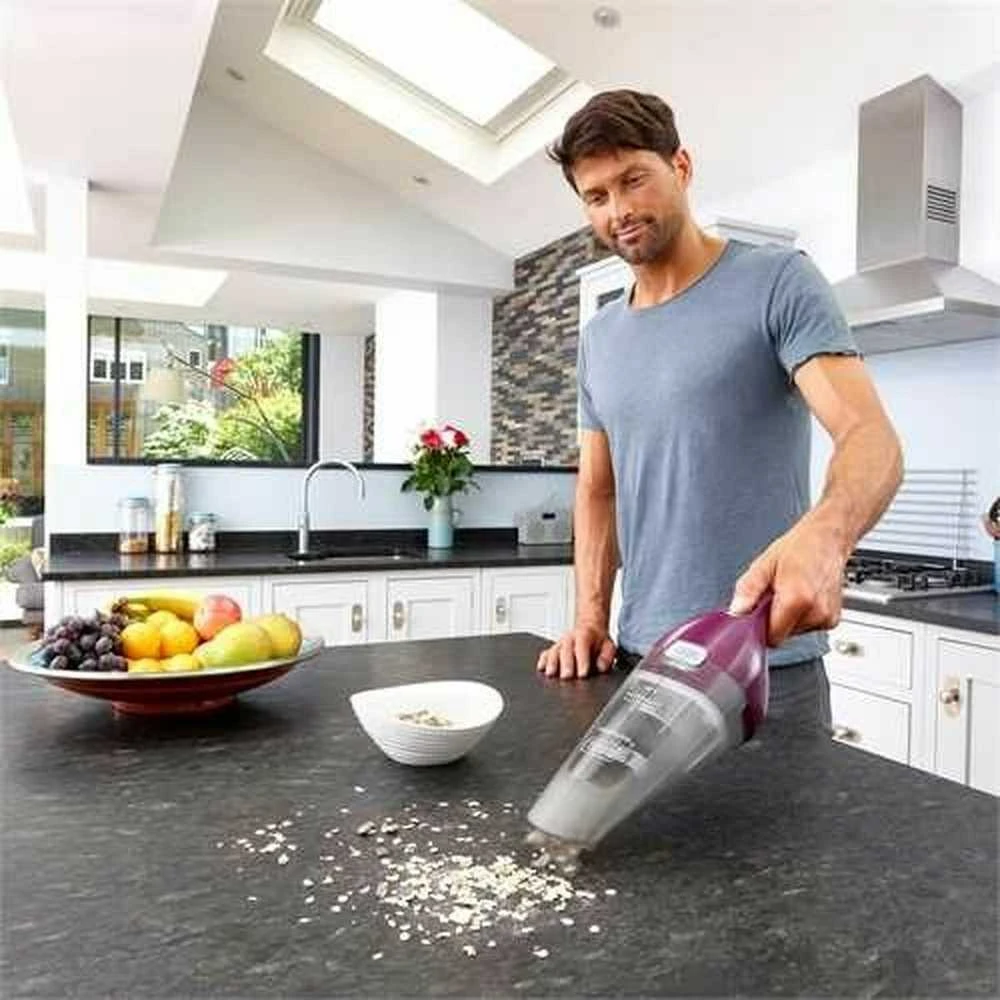 Black & Decker Juodas & Decker Dulkių Siurblys - Juodas & Decker NVC115W, Pilkas, Violetinis