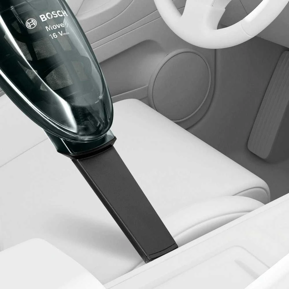 Įkraunamasis dulkių siurblys Bosch BHN16L Move Lithium 16Vmax, Pilkos spalvos