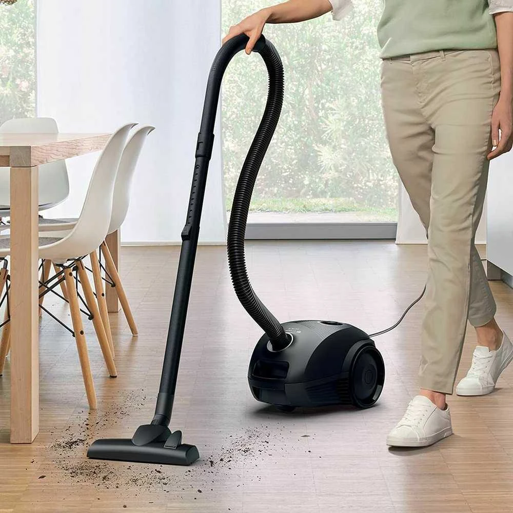 Bosch Dulkių siurblys su maišeliu, Juodos spalvos (BGBS2LB1)