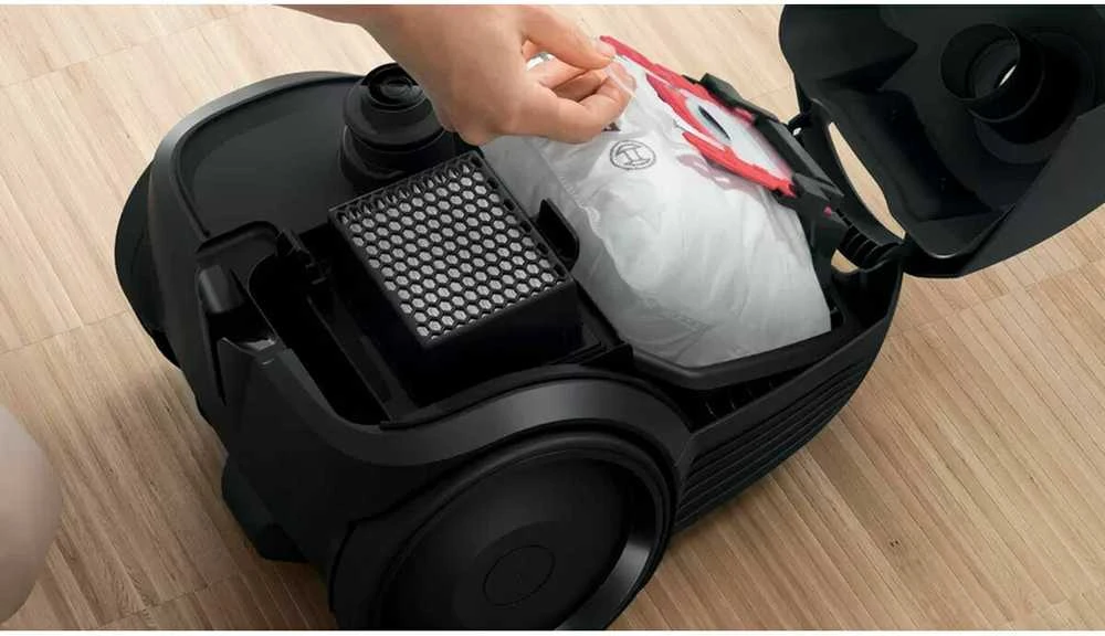Bosch Dulkių siurblys su maišeliu, Juodos spalvos (BGBS2LB1)