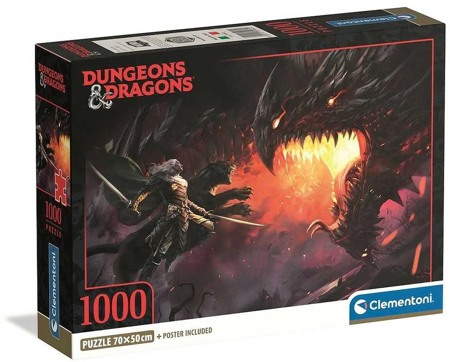 Clementoni Dėlionė 1000 vnt. - Dungeons & Dragons
