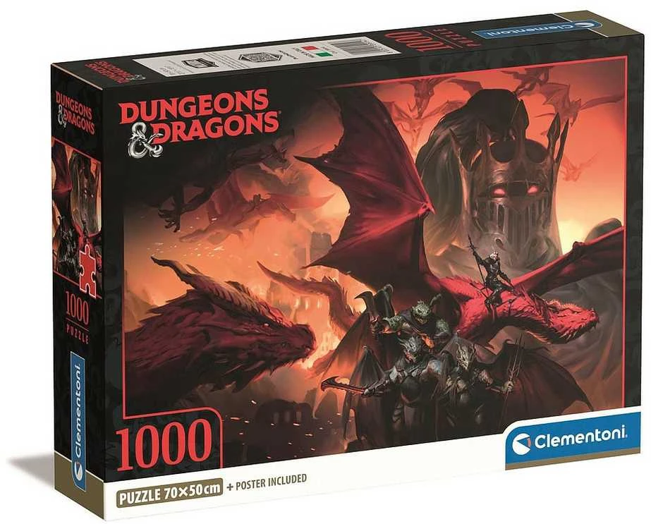 Clementoni Dėlionė 1000 vnt. - Dungeons&Dragons