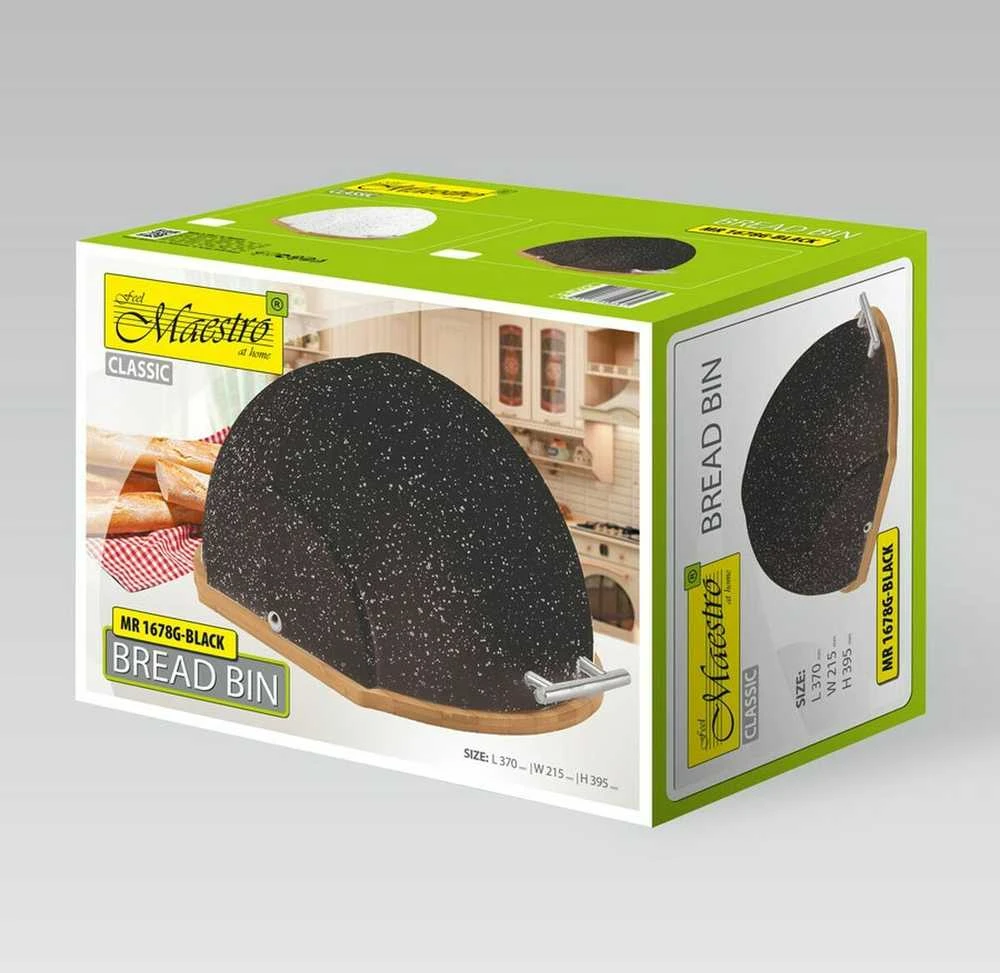 Maestro MR-1678G-Juodas Bread Loaf, juodas