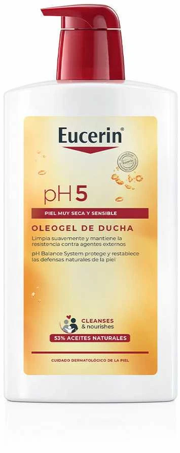 "Eucerin Ph 5" odos apsaugos dušo aliejus 1000ml