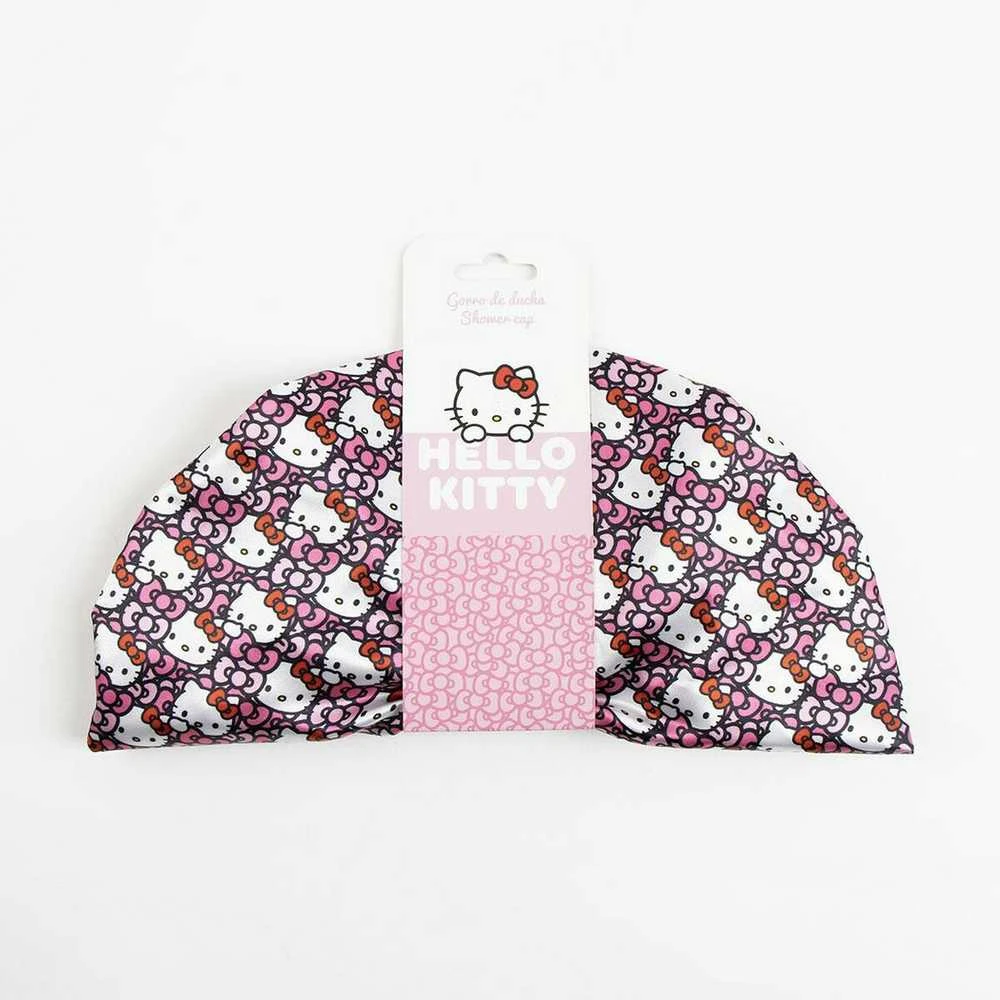 Dušo kepuraitė Hello Kitty Rožinė 100 % poliesteris
