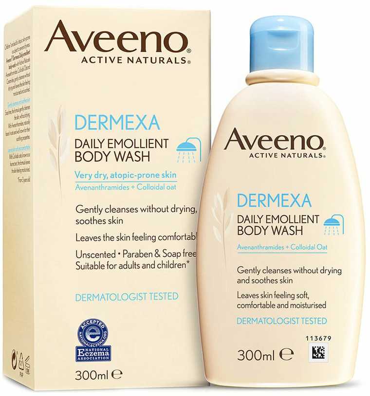 Aveeno Dermexa Daily Emollient Kūno prausiklis (very dry and itchy skin)