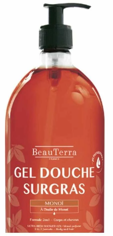 Beauterra Monoi Gel De Ducha, 1000 ml