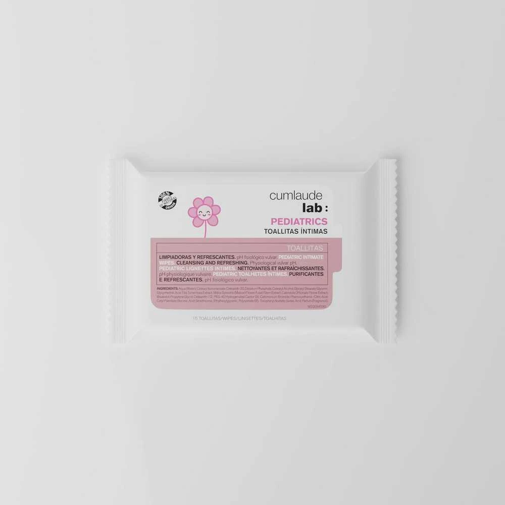 Cumlaude Lab PEDIATRIC intimate wipes 15 units