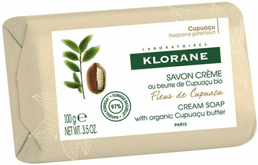 "Klorane Cupuaçu Flower Kreminis" muilas 100g