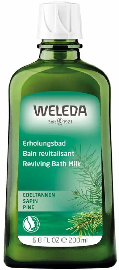 Weleda pušų vonios pienas Vonios putos unisex, 200 ml