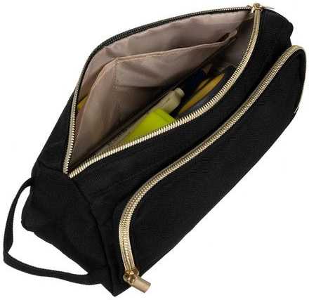 Double extendable pencil case - juodas Maaleo 24502