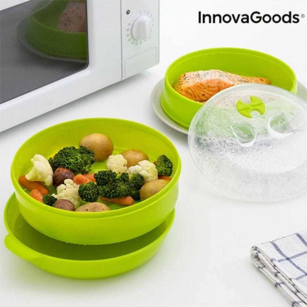 Dvigubas garpuodis mikrobangų krosnelei Codowave InnovaGoods