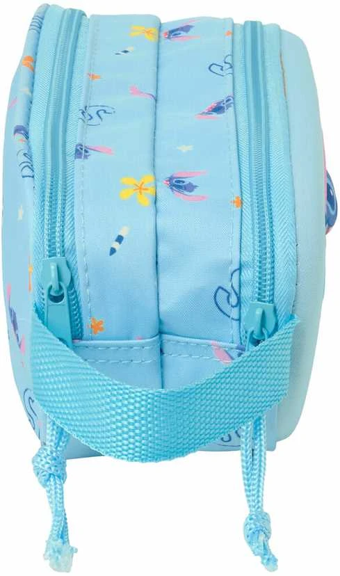 Dėklas su 2 skyriais Safta Stitch 3d – mokyklinis, universalus