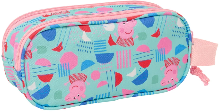 Safta Peppa Pig 3d dėklas su 2 skyriais
