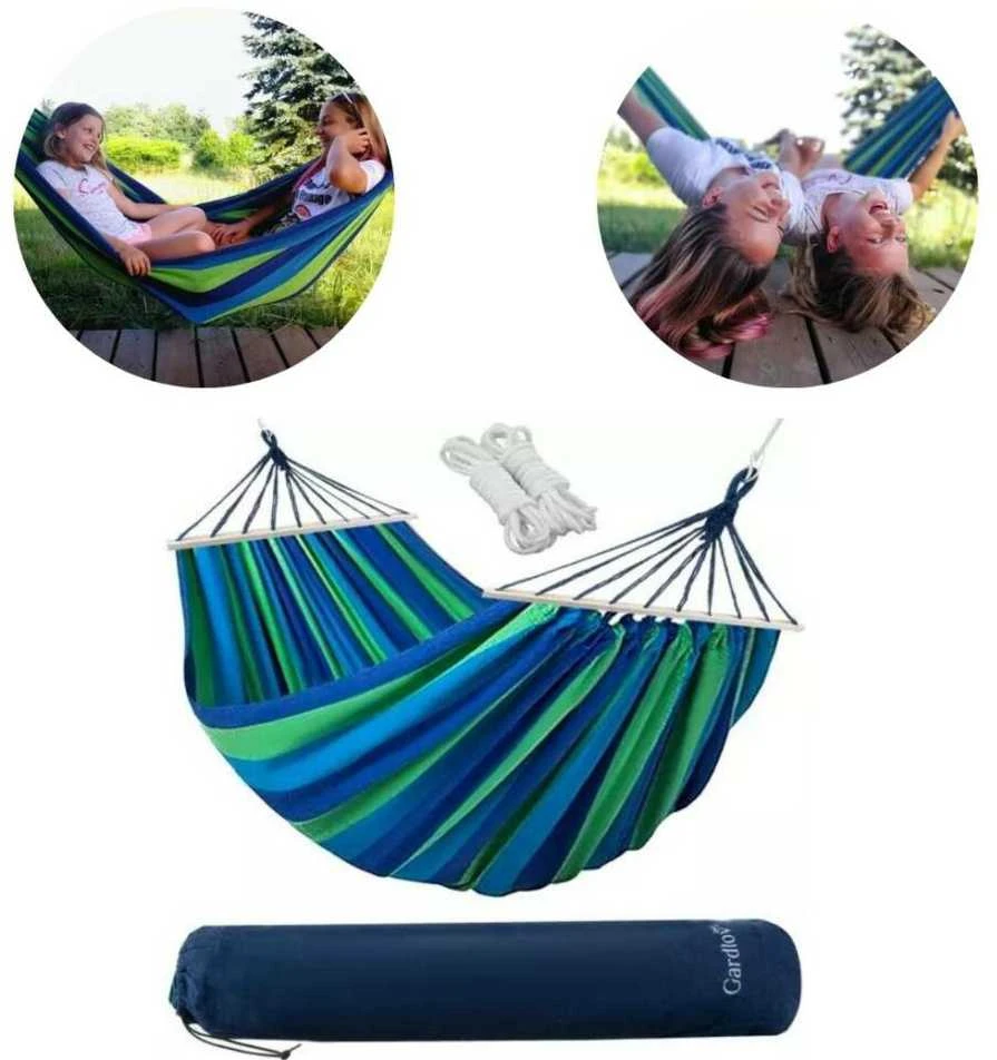 Double garden hammock 260x160cm Gardlov 21078