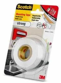 Lipni dvipusė juosta 3M Scotch-Fix 4496G-1915-P, 19mmx1,5m