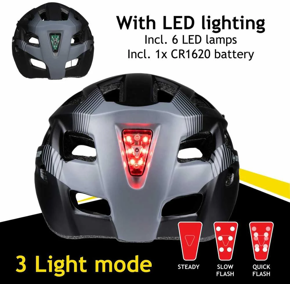 MTB DVIRAČIO ŠALMAS 6xLED DUNLOP R.M 266916