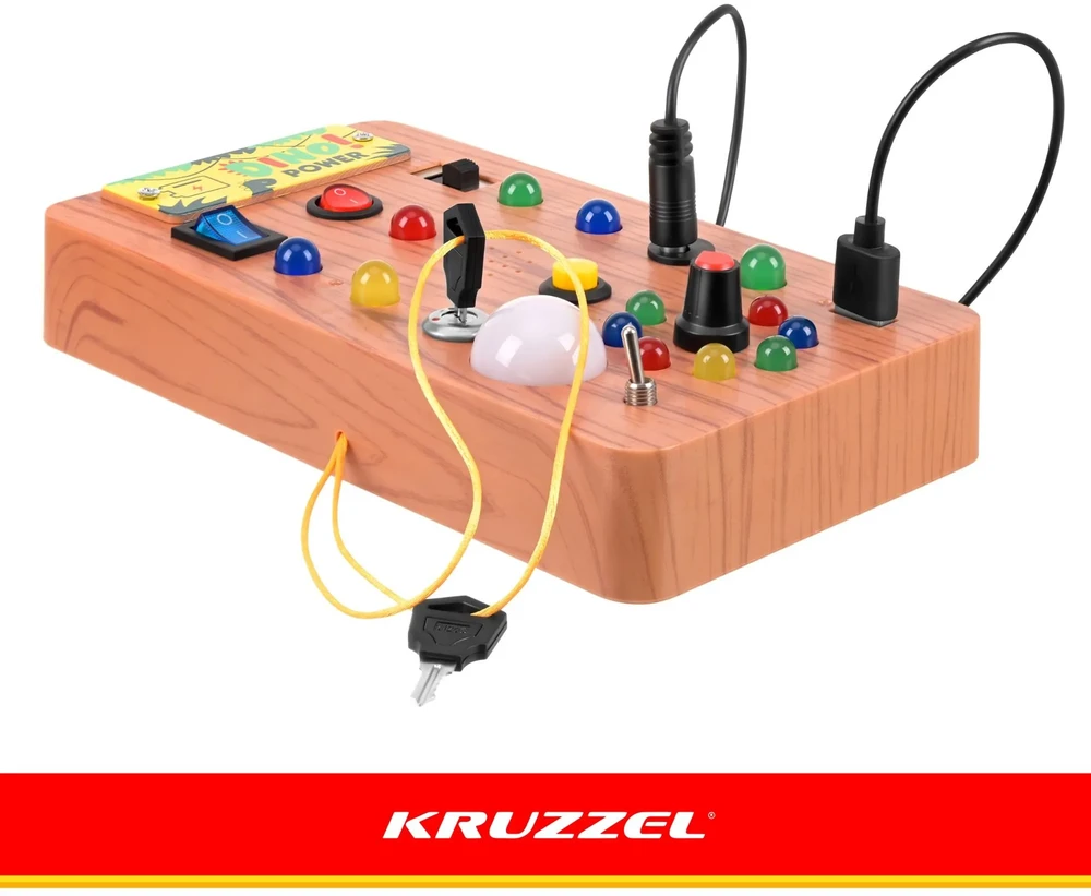 Kruzzel valdymo plokštė su LED jungikliais