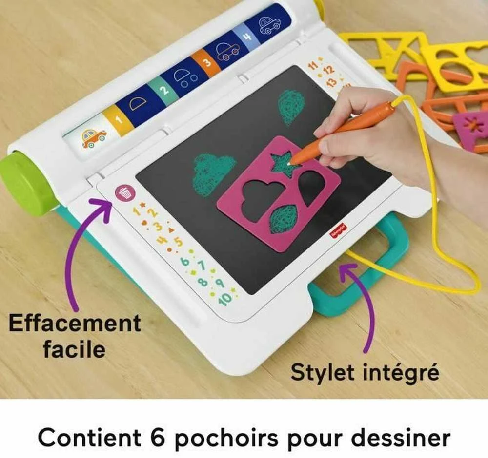 Mattel FISHER-PRICE piešimo ir rašymo planšetė – Learn & Doodle (JDL70)
