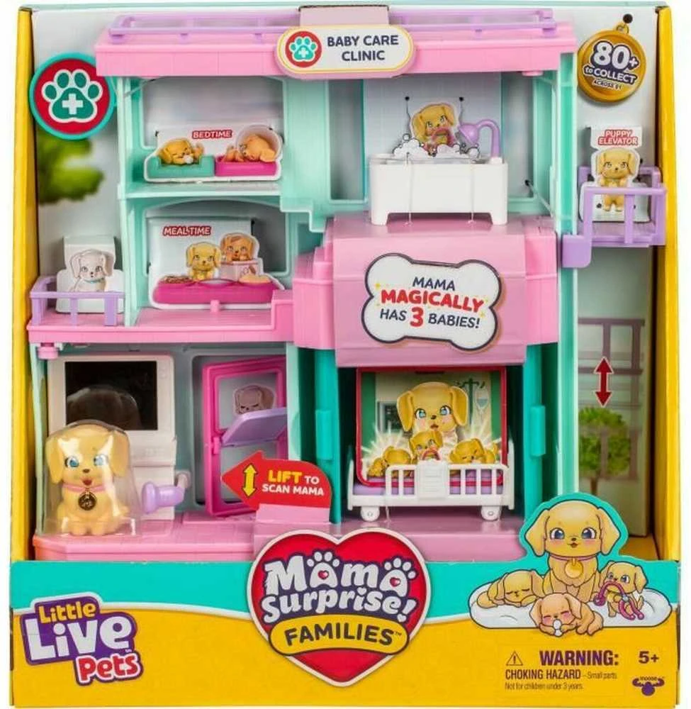 Interaktyvus gyvūnėlių priežiūros rinkinys Little Live Pets Mama Surprise Baby Clinic 26673