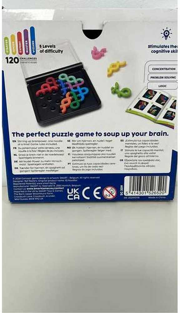 Iuvi Games Stalo žaidimas loginis IQ Noodles 120 iššūkių