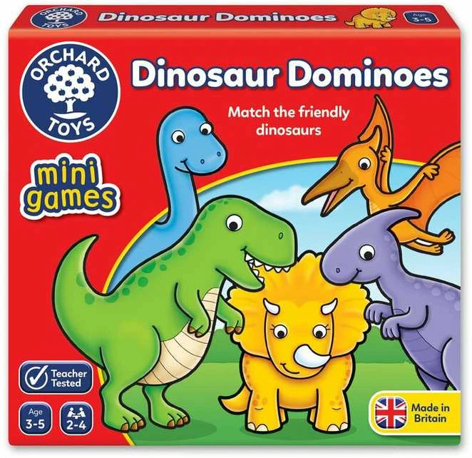 Orchard Toys „Orchard“ – dinozaurų domino mini žaidimas (600353)