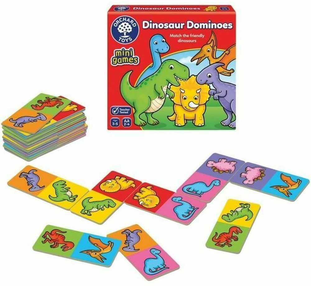 Orchard Toys „Orchard“ – dinozaurų domino mini žaidimas (600353)