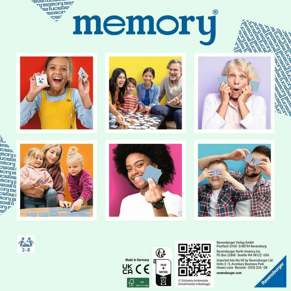 Grand Memory – Super Mario – Mokomasis žaidimas – Nuo 3 metų – 20925 – Ravensburger